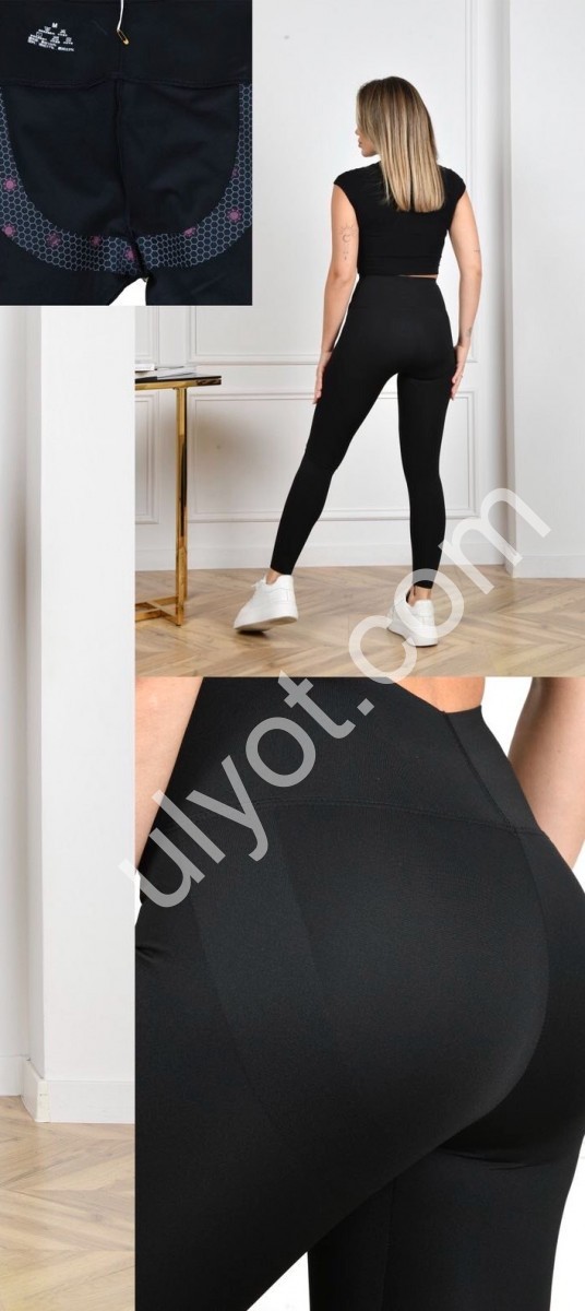 ЛЕГГИНСЫ (M-2XL) ЧЕРНЫЙ 2806