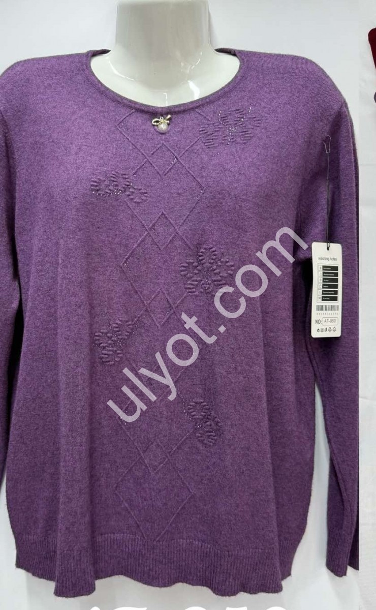 СВІТЕР (ONE SIZE 52-58) МІКС AF-950