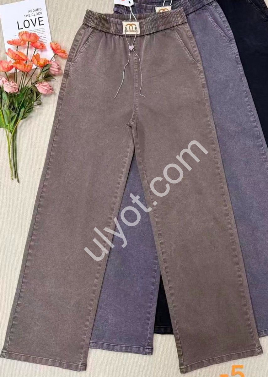 ДЖИНСЫ (25-30) КОРИЧНЕВЫЙ A17/5