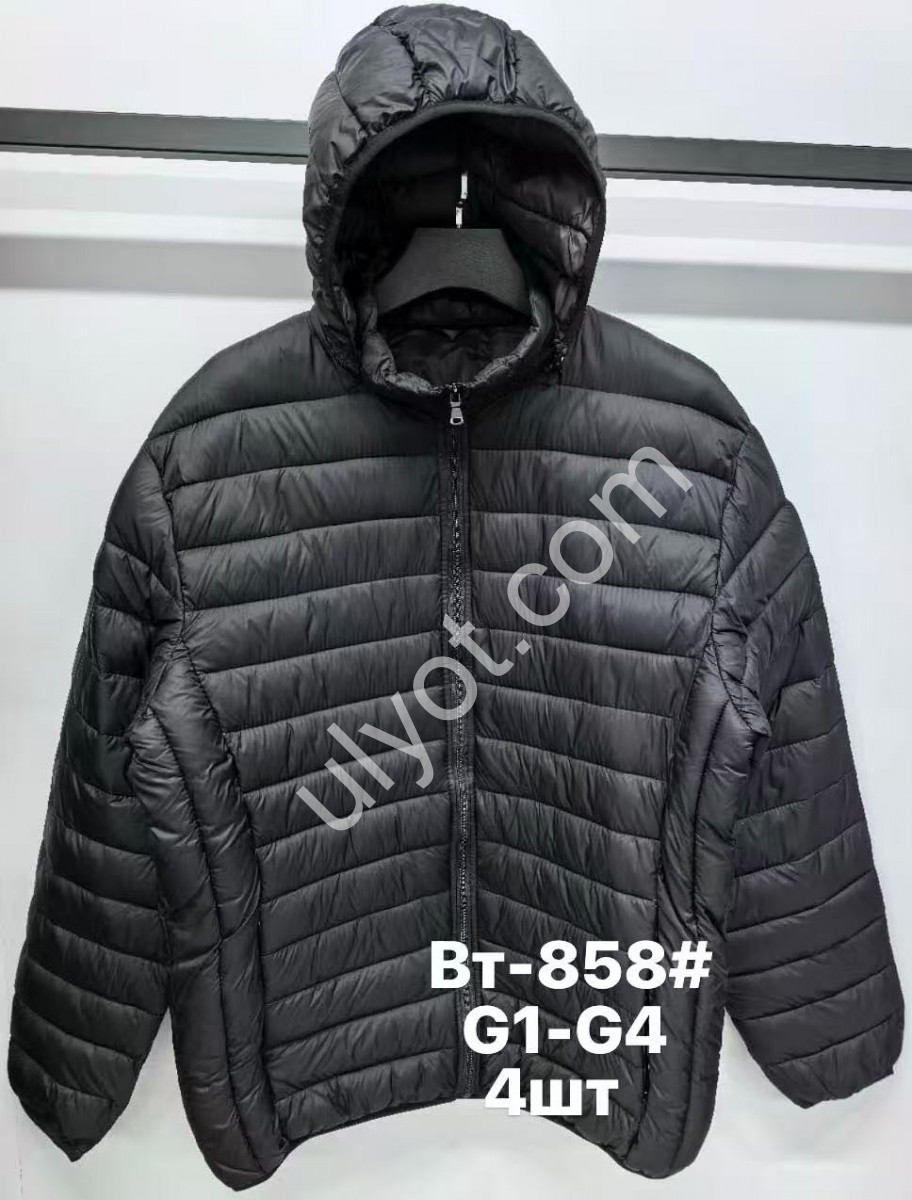 КУРТКА (2XL-5XL) ЧЕРНЫЙ 858