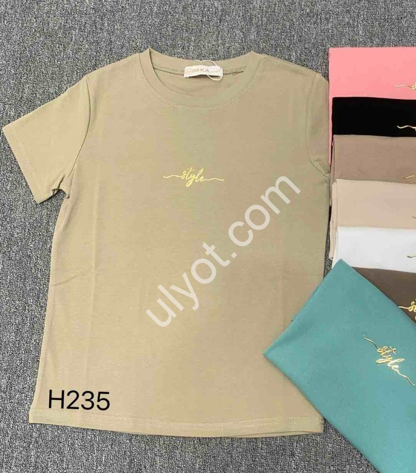 ФУТБОЛКА (ONE SIZE 46-50) МІКС H235