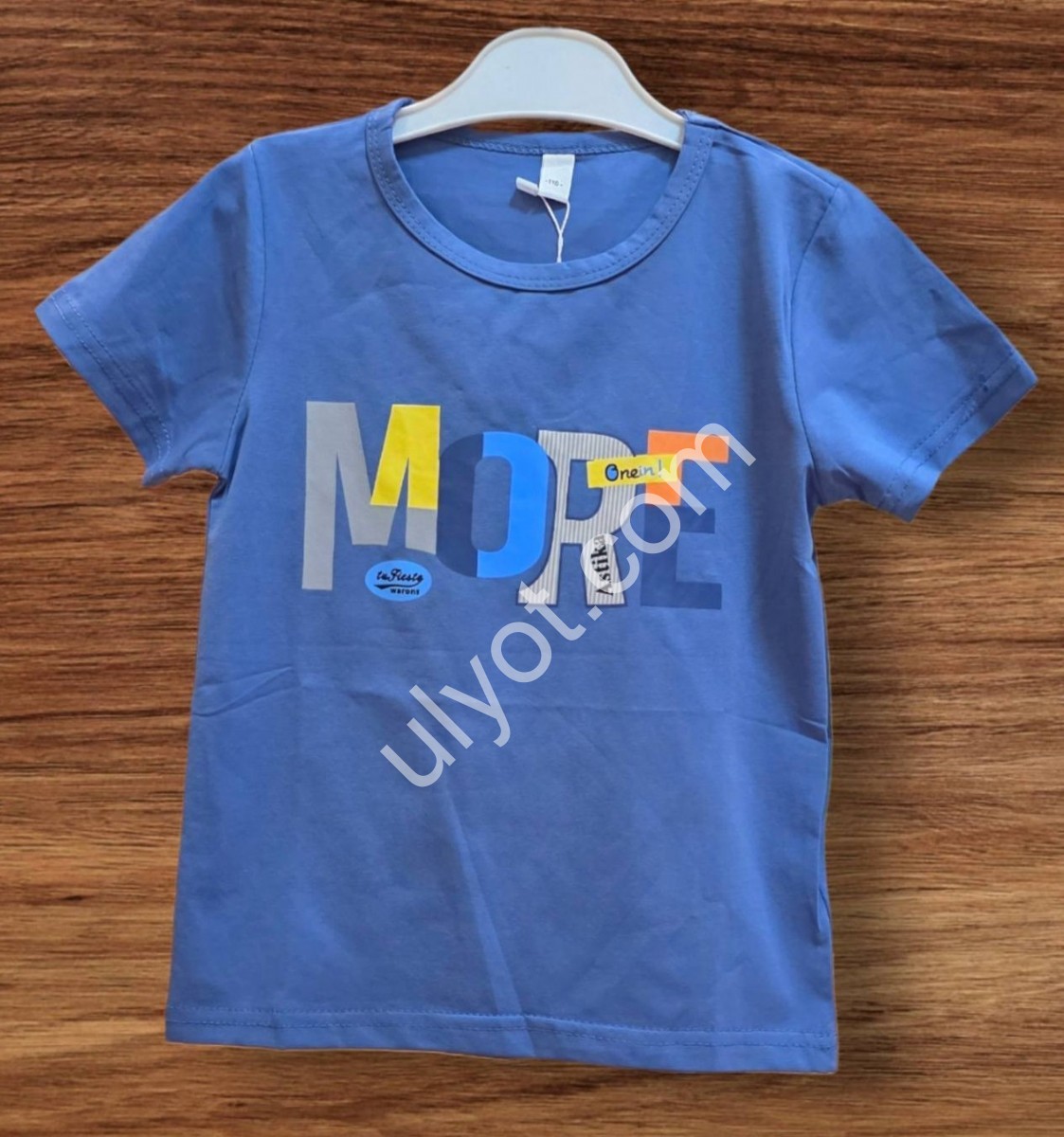 ФУТБОЛКА  (1-3 ГОДА) MORE ГОЛУБОЙ 