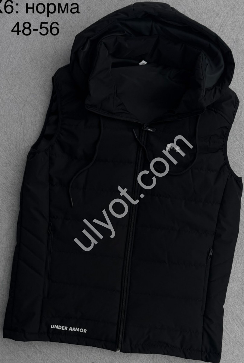 ЖИЛЕТКА U18 (48-56) ЧЕРНЫЙ X6