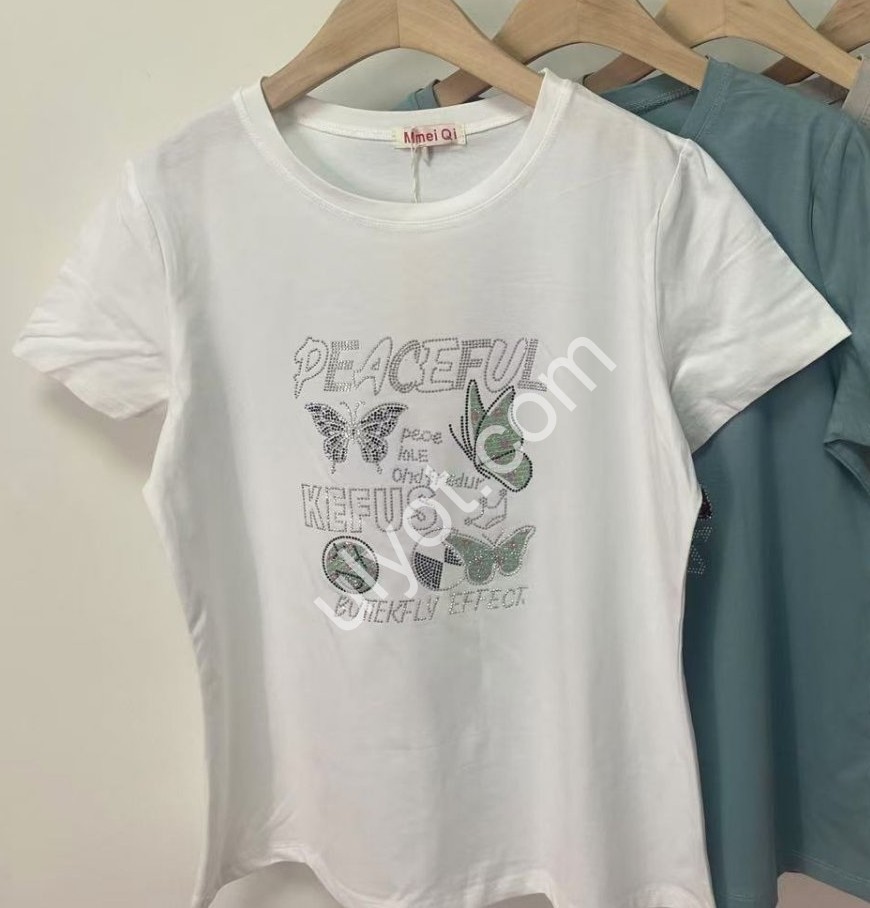 ФУТБОЛКА (ONE SIZE) КАМНИ МИКС 8502