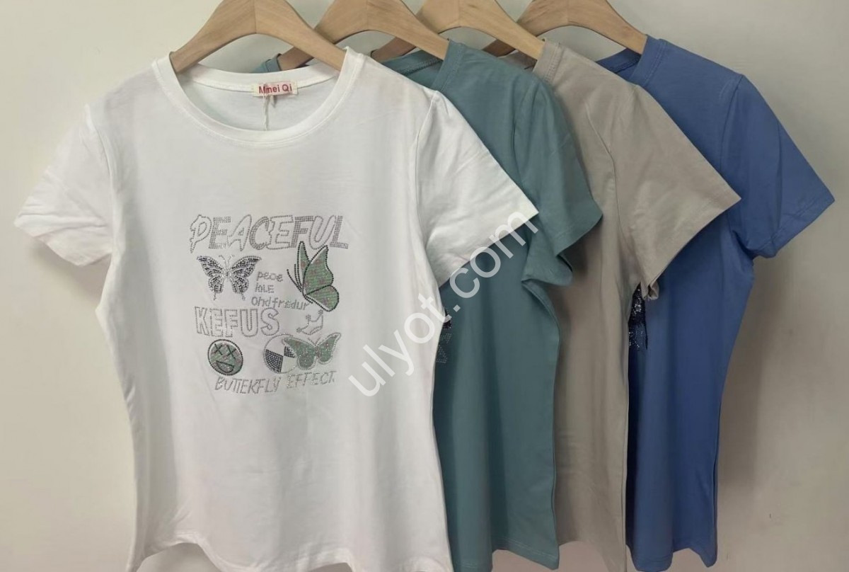 ФУТБОЛКА (ONE SIZE) КАМНИ МИКС 8502