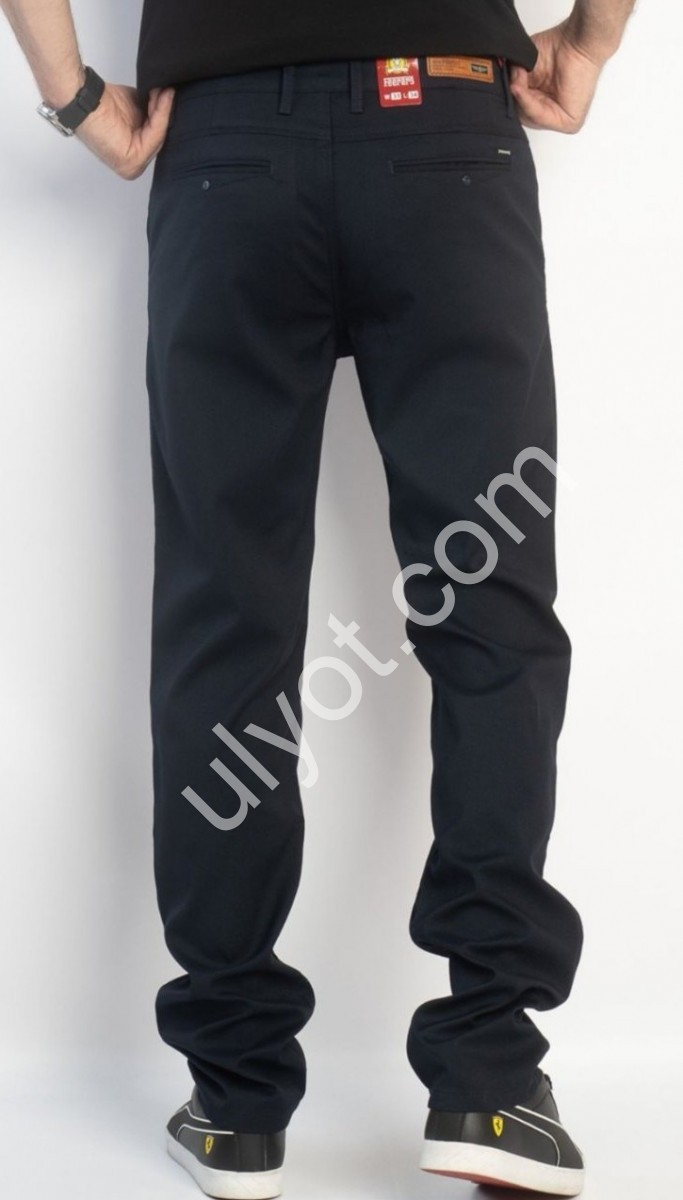 БРЮКИ FEERARS (29-38) ПОЛОСКА Т.СИНИЙ 40-2