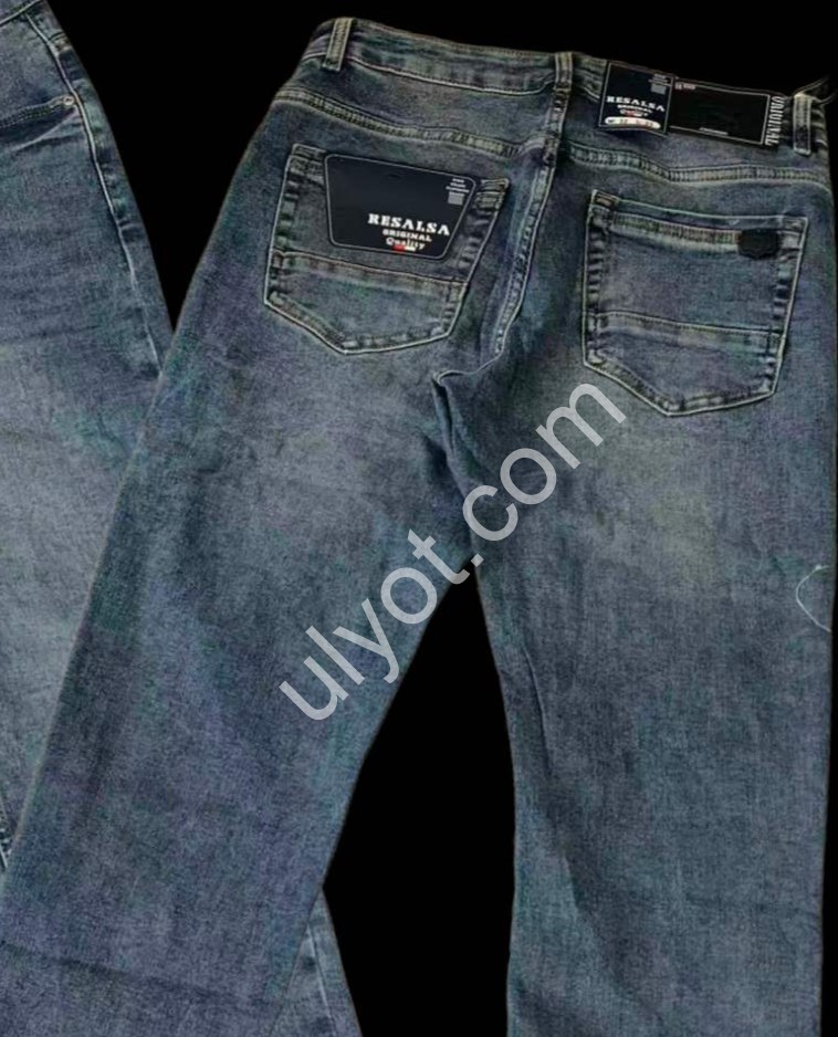 ДЖИНСЫ RESALSA (32-44) СИНИЙ 821
