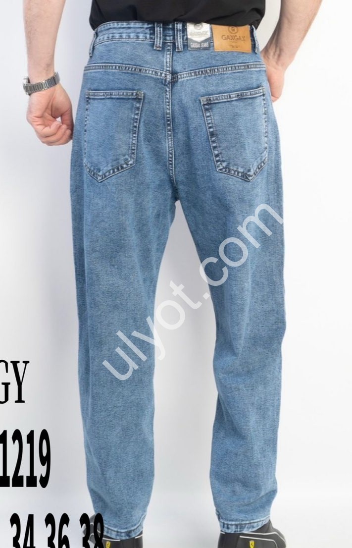 ДЖИНСЫ GAXGAX (29-38) СИНИЙ 1219