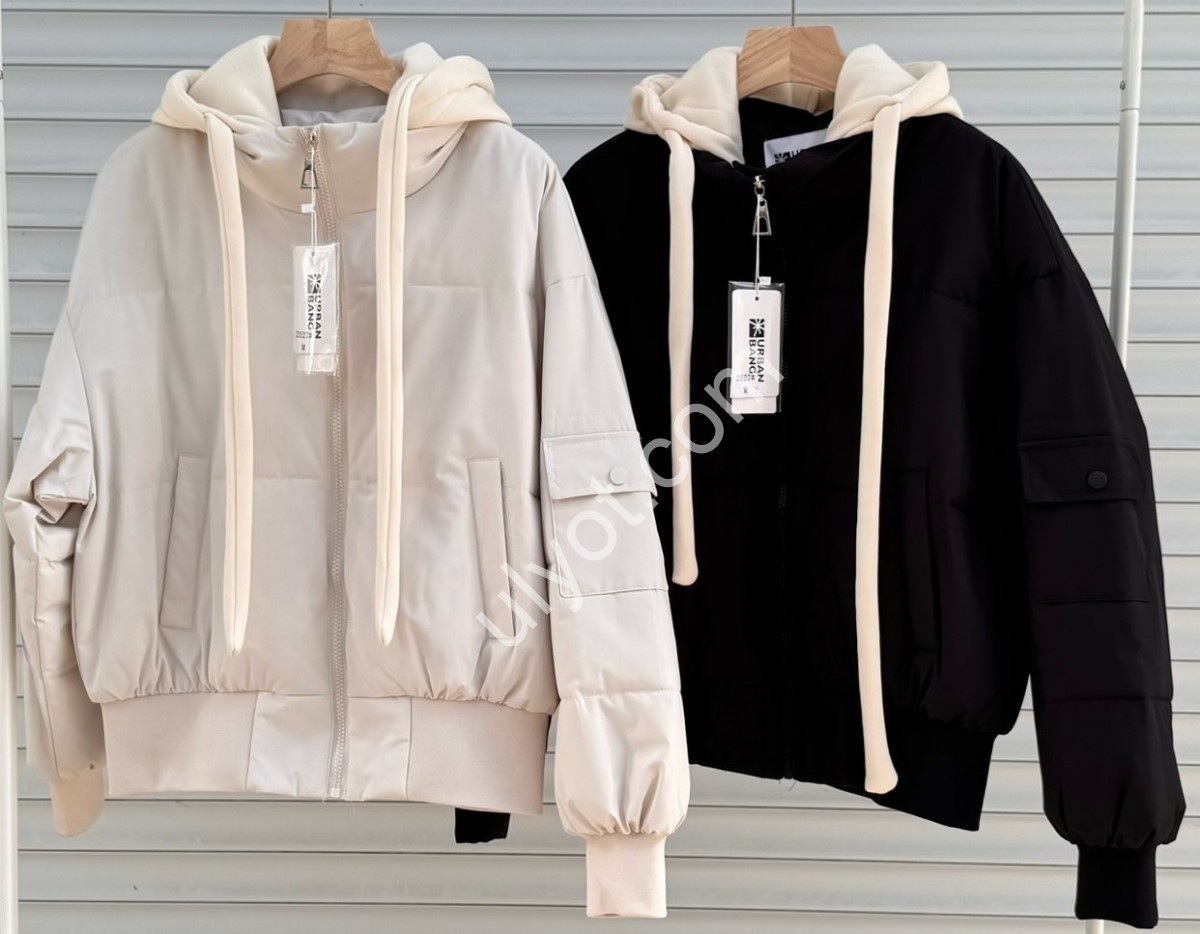 КУРТКА (M-2XL) ЧОРНИЙ 2527