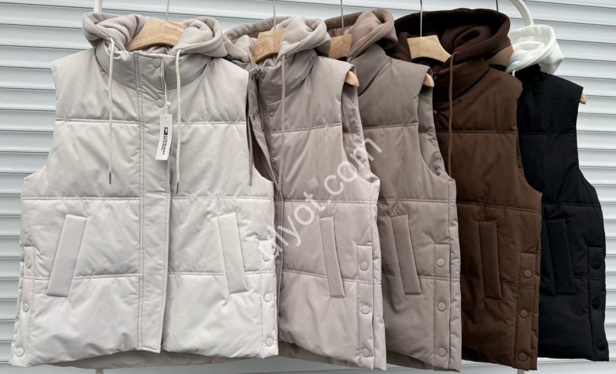 ЖИЛЕТКА (M-2XL) БЕЖ 216