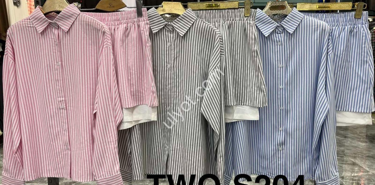 КОСТЮМ (44-50) РОЗОВЫЙ TWO-S204