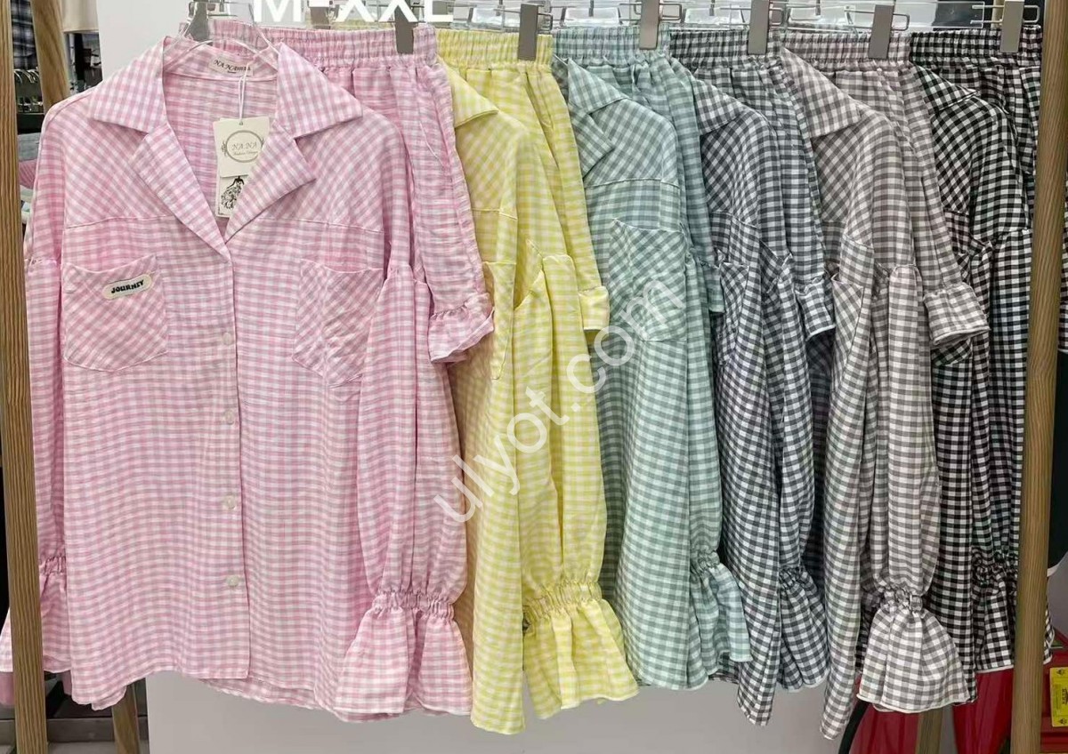 КОСТЮМ (44-50) КОРИЧНЕВЫЙ TWO-S206