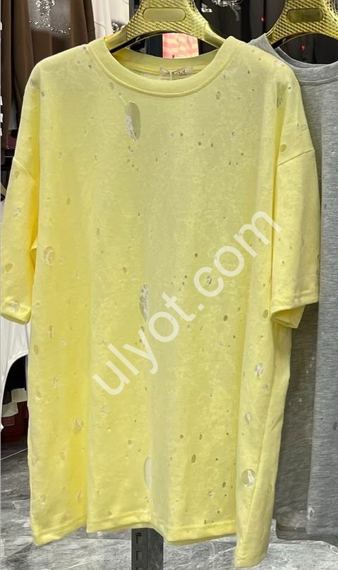 ФУТБОЛКА (OVER SIZE) МИКС D1304