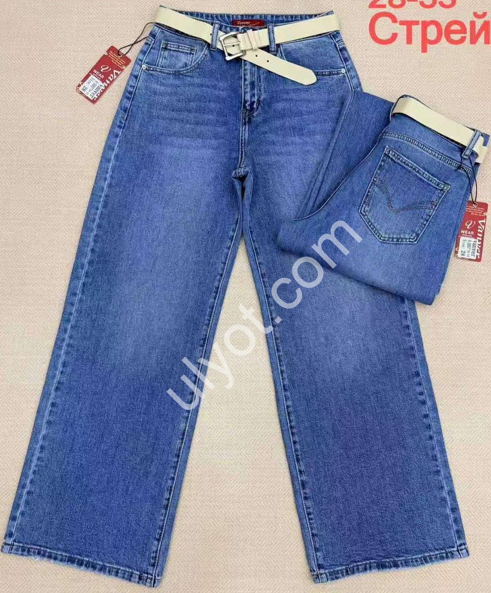 ДЖИНСЫ VANVER (28-33) Т.СИНИЙ B2007