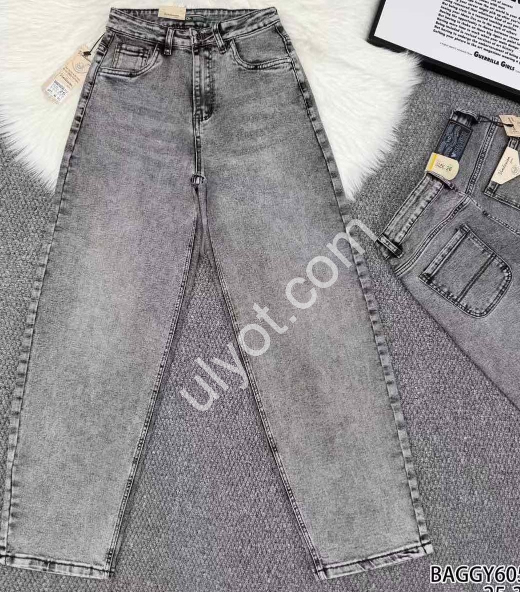 ДЖИНСИ V&D (25-30) СІРИЙ 6058