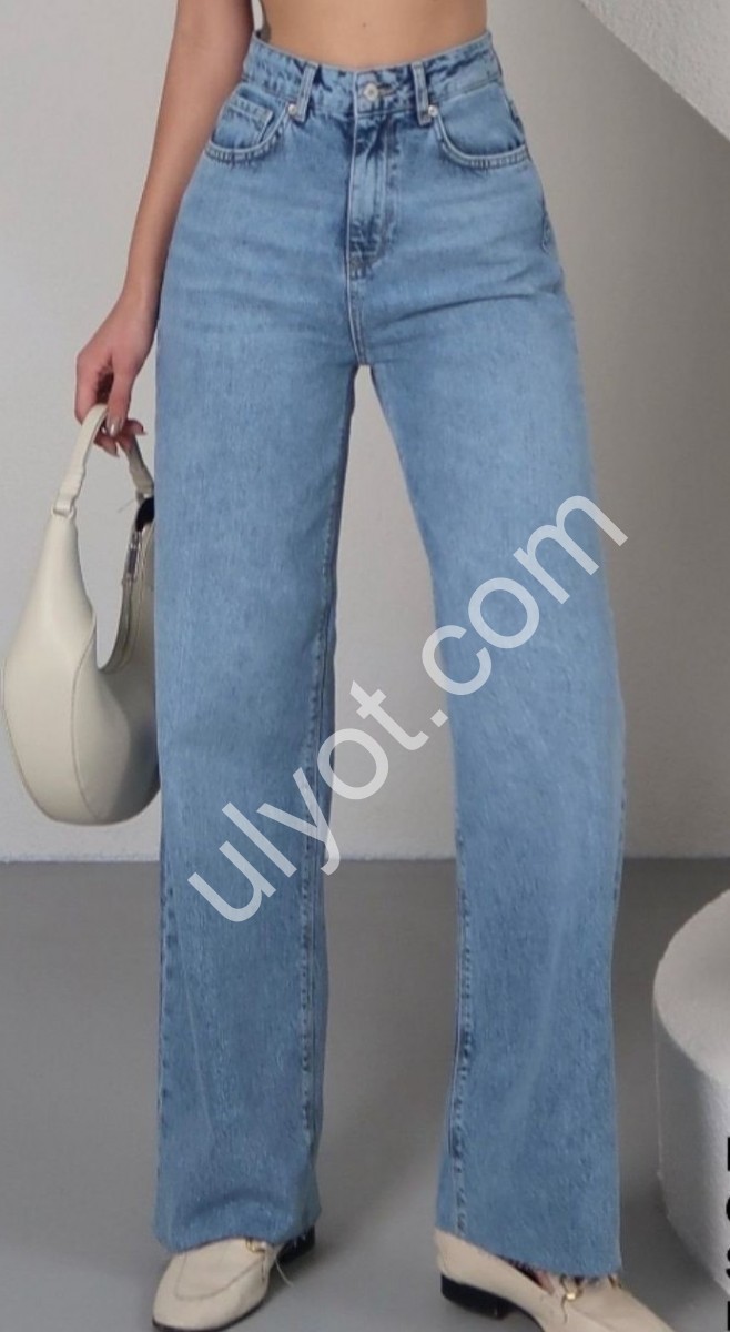 ДЖИНСЫ ZEO BASIC (34-42) ГОЛУБОЙ 5193