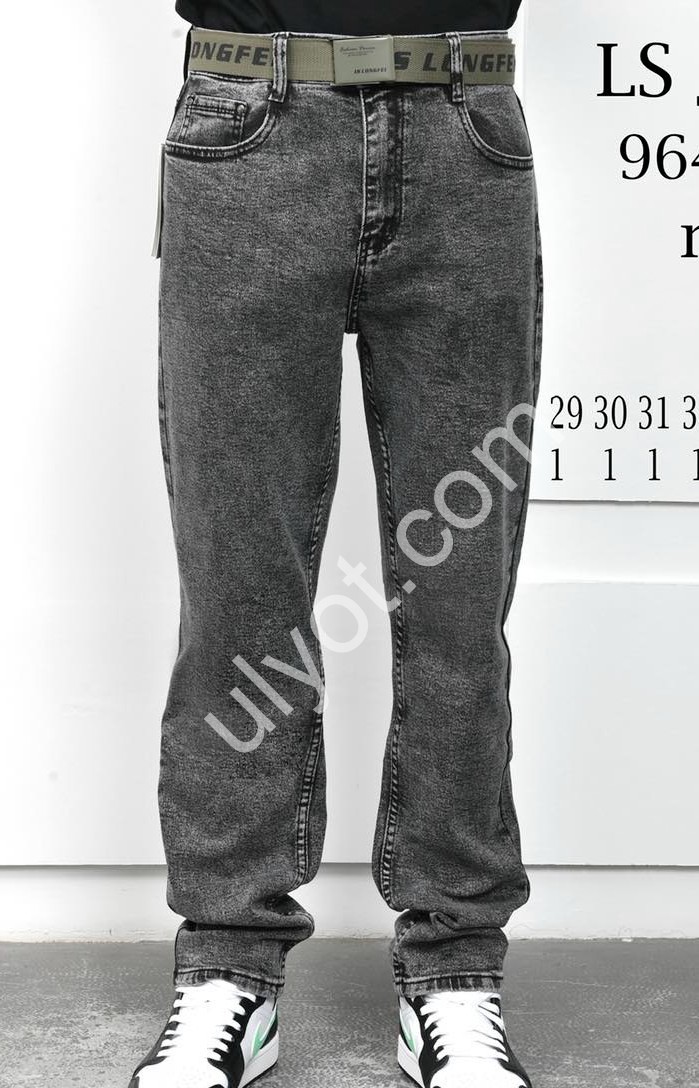 ДЖИНСИ LS JEANS (29-38) ГРАФІТ 964-3