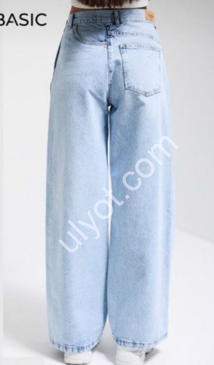 ДЖИНСЫ IT'S BASIC (34-42) ГОЛУБОЙ 4740/4s6/3