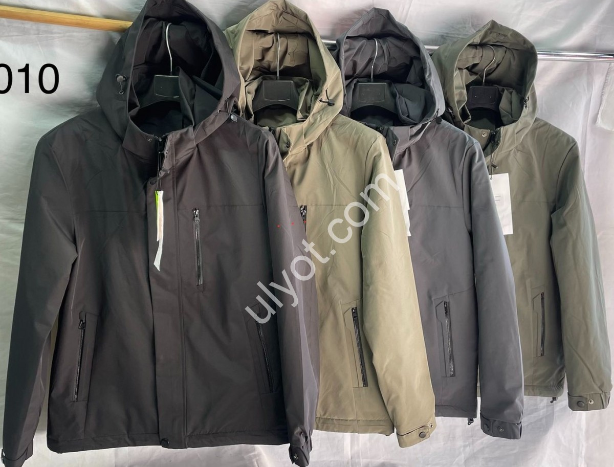 ВЕТРОВКА (L-4XL) ЧОРНИЙ 010