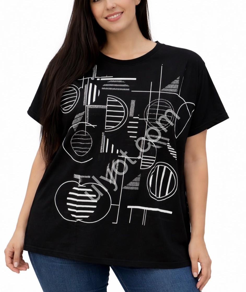 Фото 3 ФУТБОЛКА (2XL-4XL) МІКС 26008