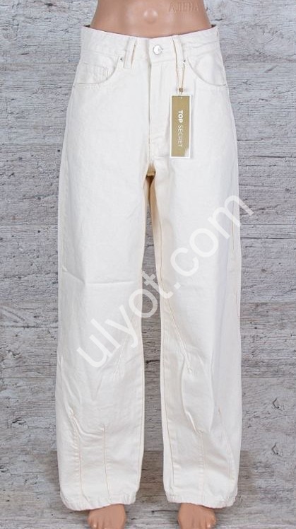 ДЖИНСИ TOP SHOP (25-32) ВАНІЛЬ 7038
