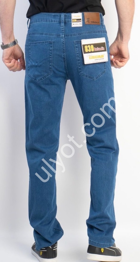 ДЖИНСИ BASANJIU (34-44) Т.СИНІЙ 028-3-12