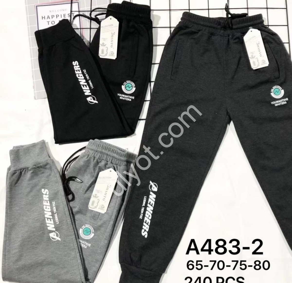 ШТАНЫ (3-8ЛЕТ) МАНЖЕТ МИКС 483-2