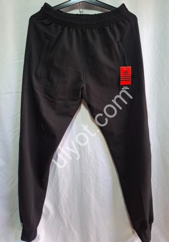 СПОРТ.ШТАНЫ A1 (48-58) МАНЖЕТ ЧЕРНЫЙ 