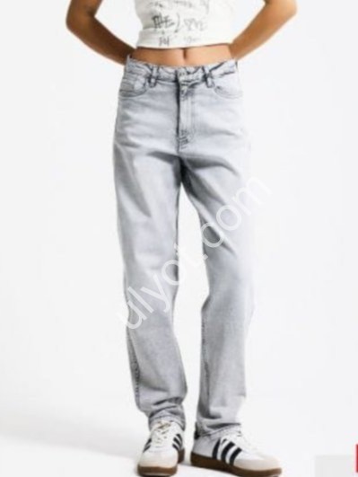 ДЖИНСЫ IT'S BASIC (38-48) СЕРЫЙ 4520/4s6/12