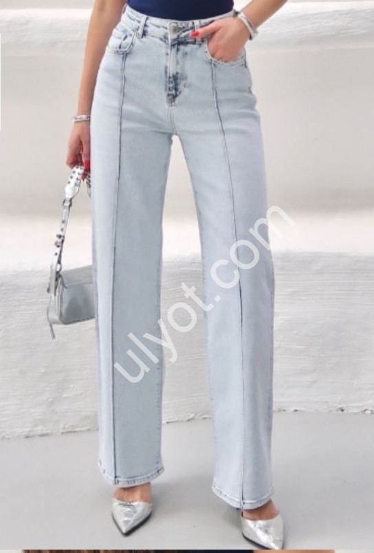 ДЖИНСЫ ZEO BASIC (34-42) ГОЛУБОЙ 5273