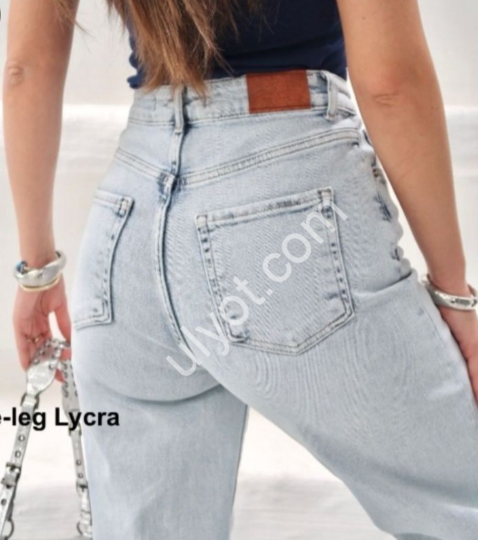 ДЖИНСЫ ZEO BASIC (34-42) ГОЛУБОЙ 5273