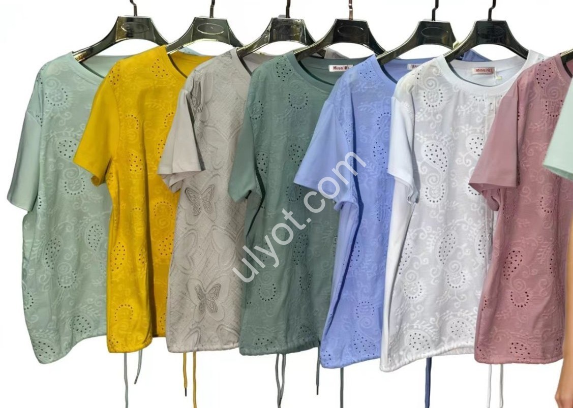 ФУТБОЛКА (2XL-5XL) ЖЕЛТЫЙ 8826