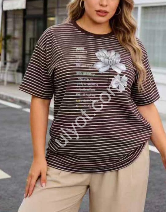 ФУТБОЛКА (52-60) ШОКОЛАД TW339