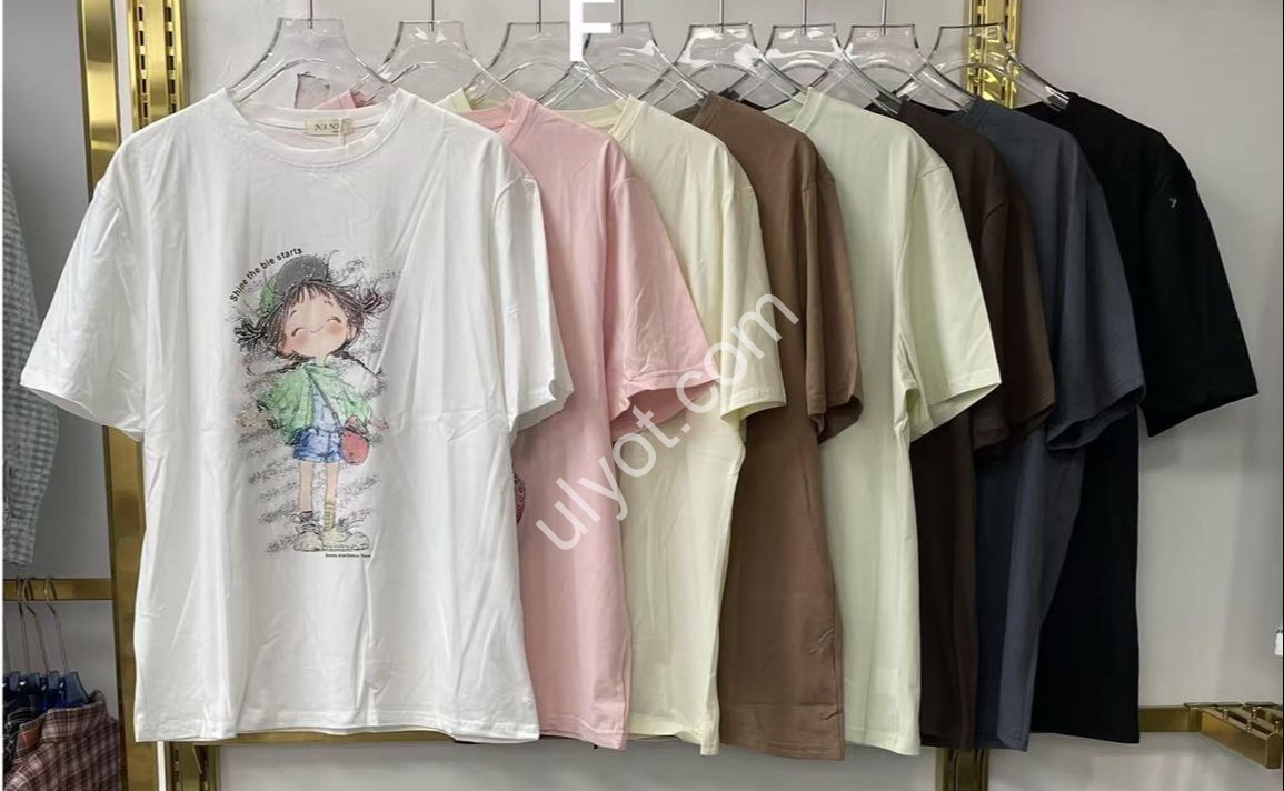 ФУТБОЛКА (ONE SIZE 60-62) МИКС LT6229