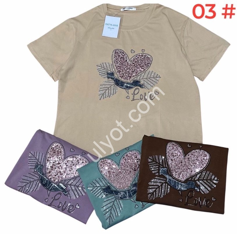 ФУТБОЛКА (ONESIZE 52-56) МІКС 03