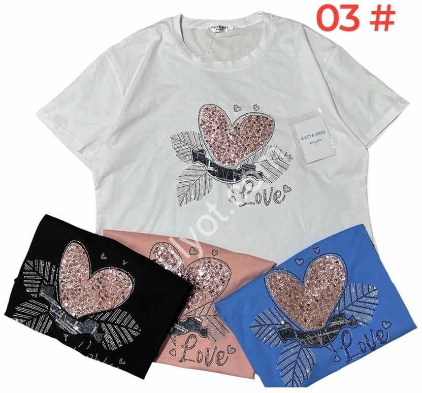 ФУТБОЛКА (ONESIZE 52-56) МІКС 03