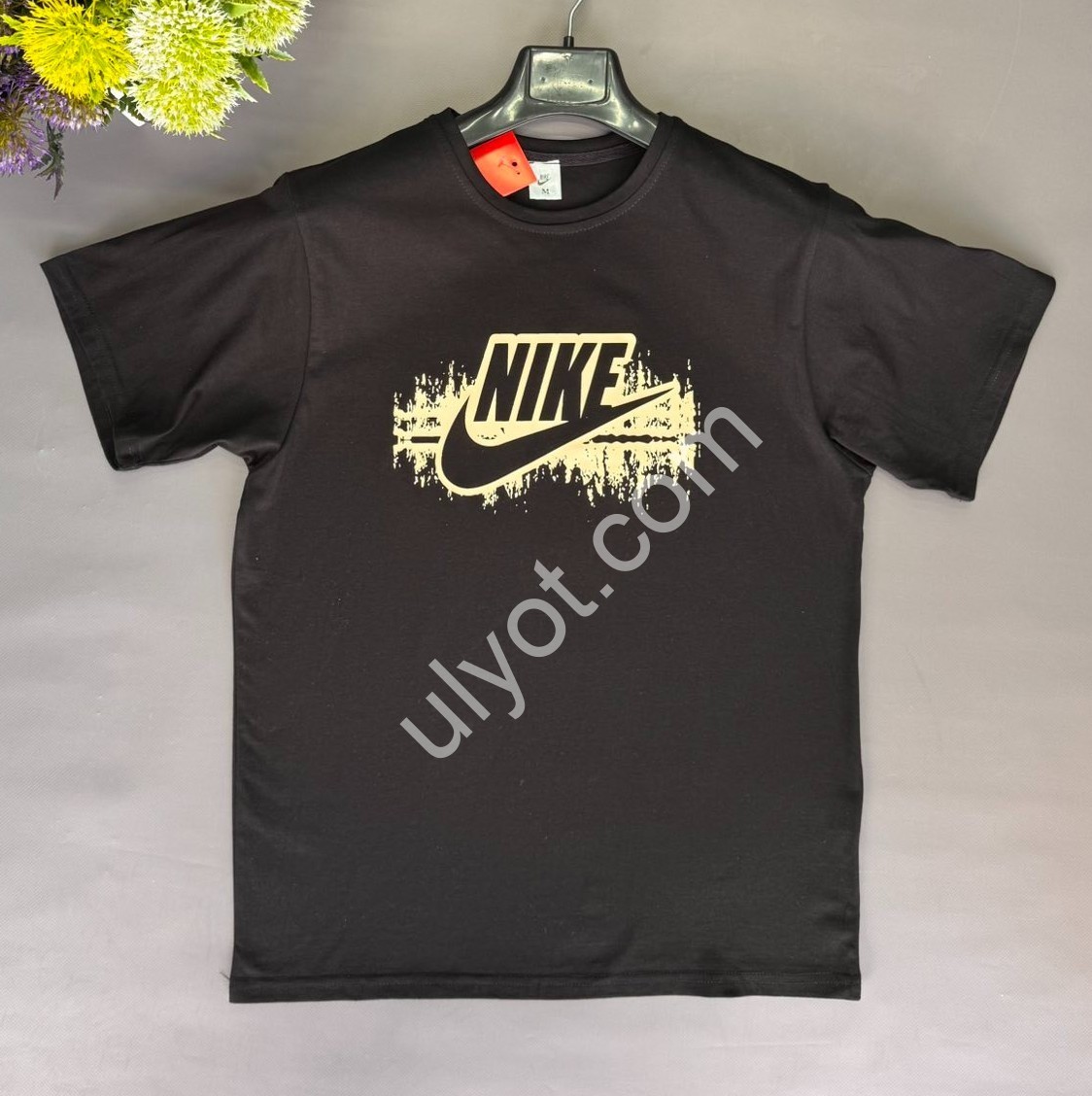 ФУТБОЛКА N02 (S-2XL) ЧОРНИЙ+ЖОВТИЙ