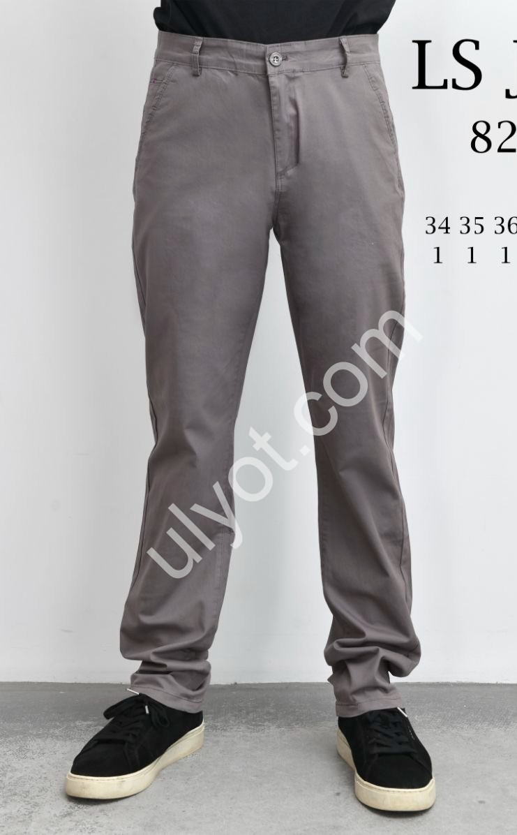 ШЛЮНИ LS JEANS (34-42) СІРИЙ 8241