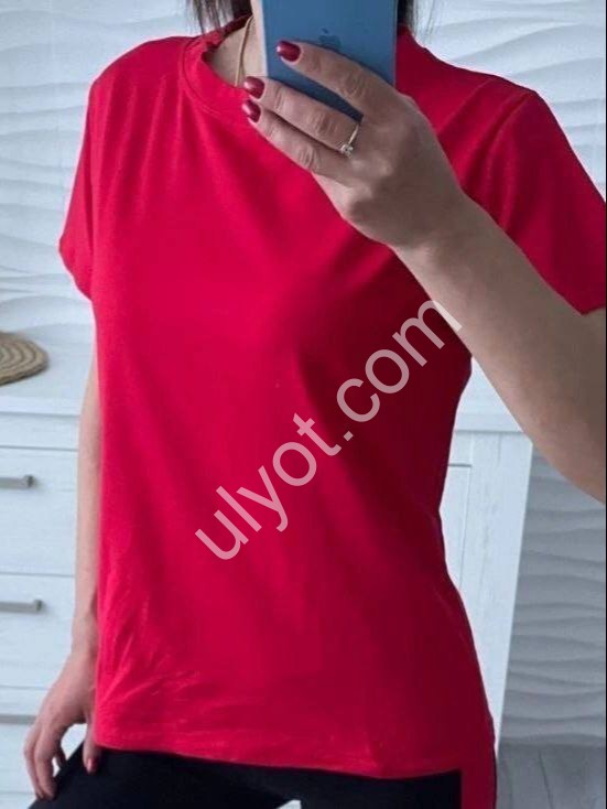 ФУТБОЛКА (42-50) ЧЕРВОНИЙ 2437