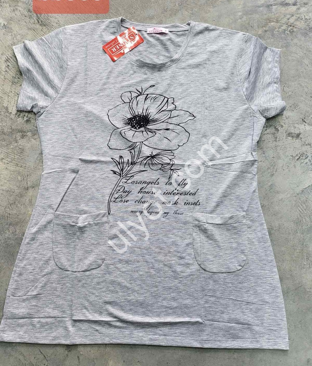 ФУТБОЛКА (3XL-6XL) СЕРЫЙ 309