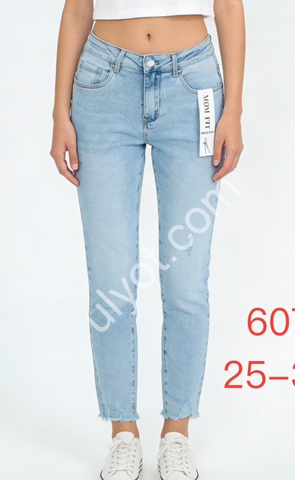 ДЖИНСИ DENIM NEW (25-30) БЛАКИТНИЙ 607