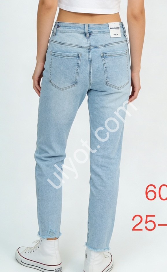 ДЖИНСИ DENIM NEW (25-30) БЛАКИТНИЙ 607