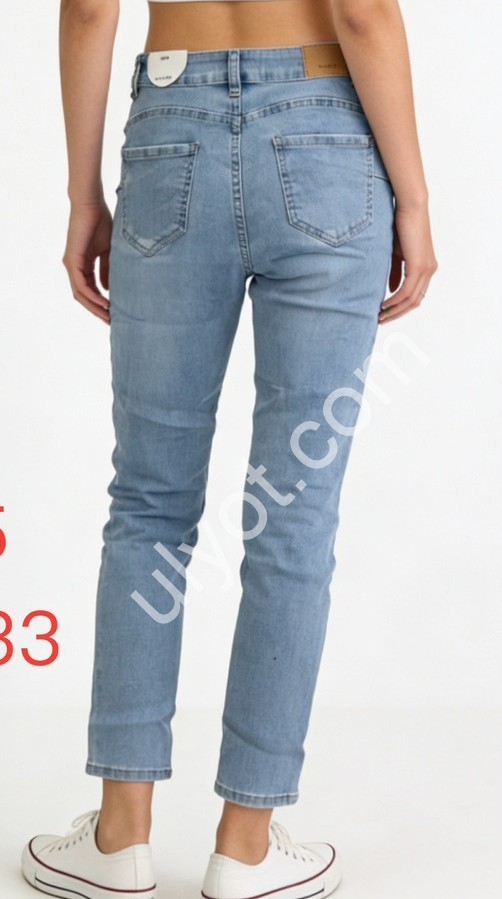 ДЖИНСЫ PRETTY BABY (28-33) ГОЛУБОЙ 145