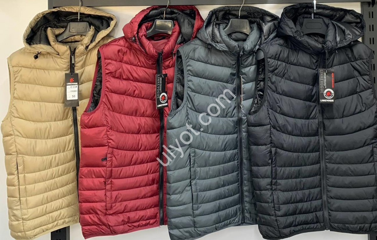 ЖИЛЕТКА LINKEVOGUE (48-56) БОРДО E33