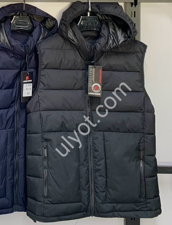 ЖИЛЕТКА LINKEVOGUE (48-56) Т.СИНИЙ E36