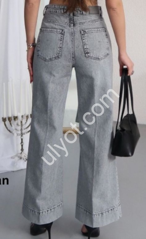 ДЖИНСЫ ZEO BASIC (34-42) СЕРЫЙ 5291