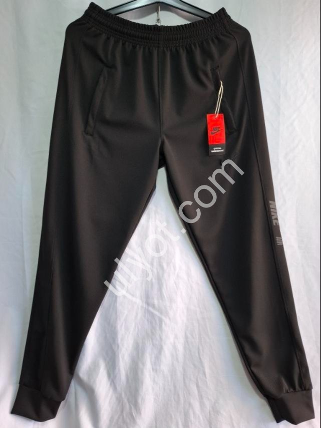 СПОРТ.ШТАНЫ N02 (48-56) МАНЖЕТ ЧЕРНЫЙ 