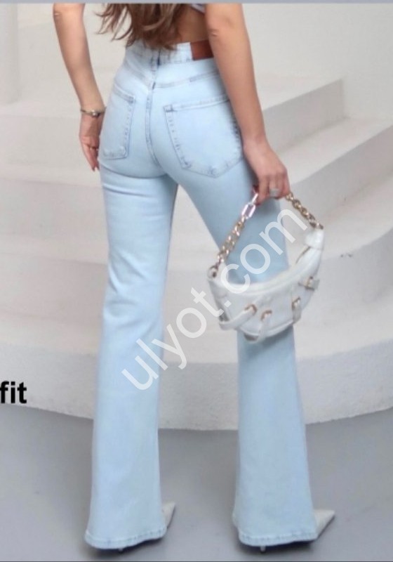 ДЖИНСЫ ZEO BASIC (34-42) ГОЛУБОЙ 5318