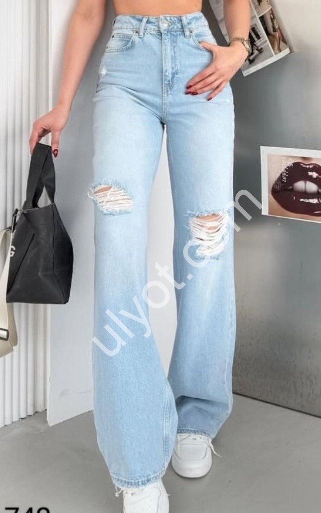 ДЖИНСЫ WOMAN DENIM (34-42) ГОЛУБОЙ 2012/1742