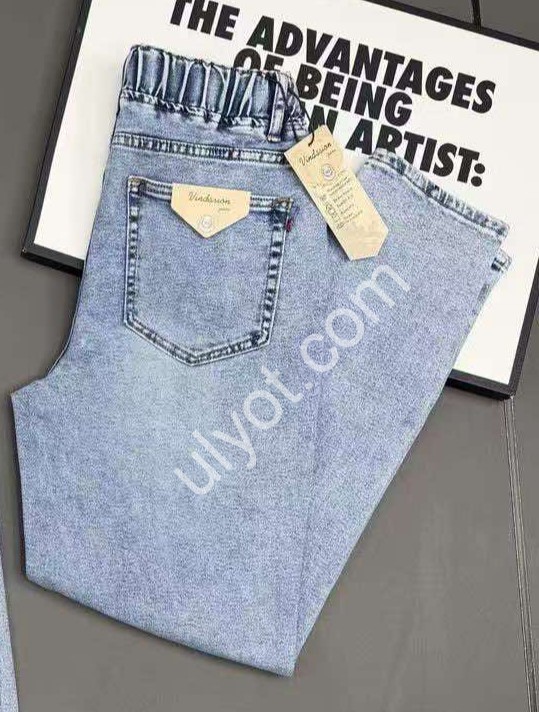 ДЖИНСЫ V&D (30-36) ГОЛУБОЙ 6036